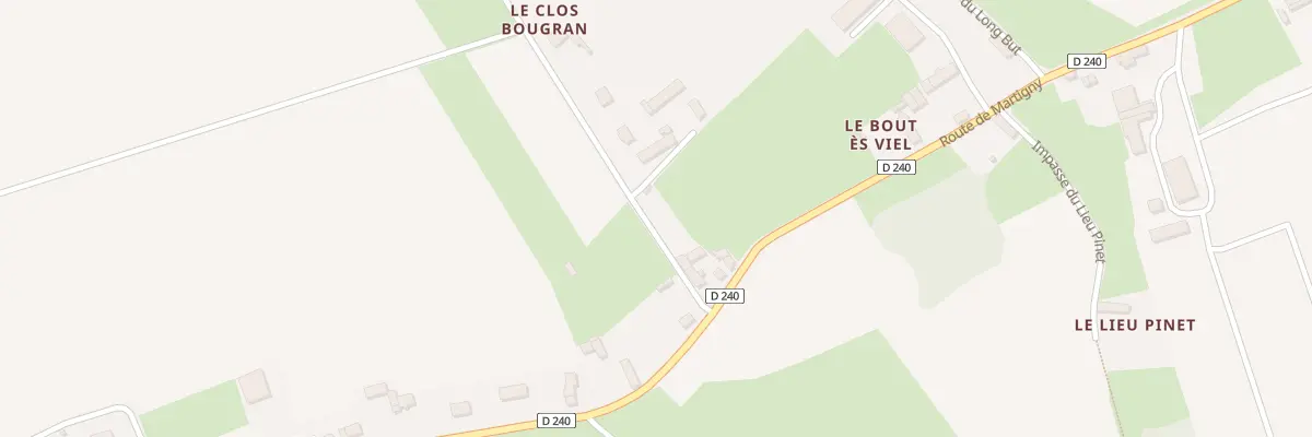 Plan du 19 Che de Bougran à Villers-Canivet