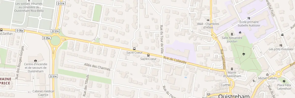 Plan du 26 Rue de Colleville à Ouistreham