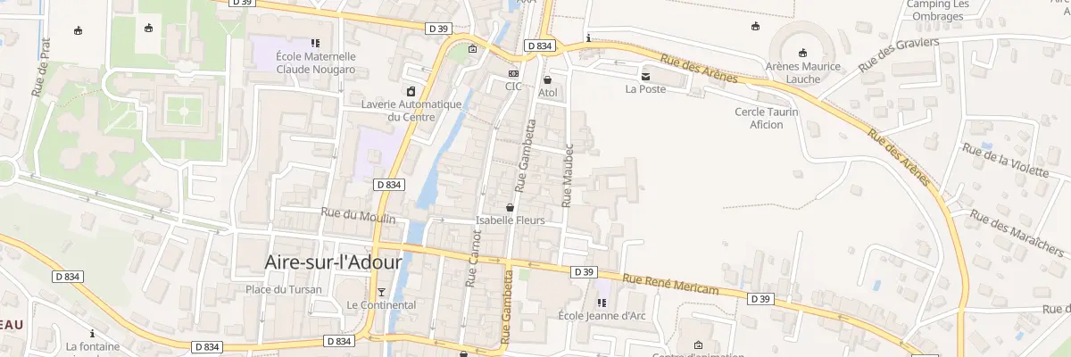 Plan du 26B Rue Gambetta à Aire-sur-l’Adour