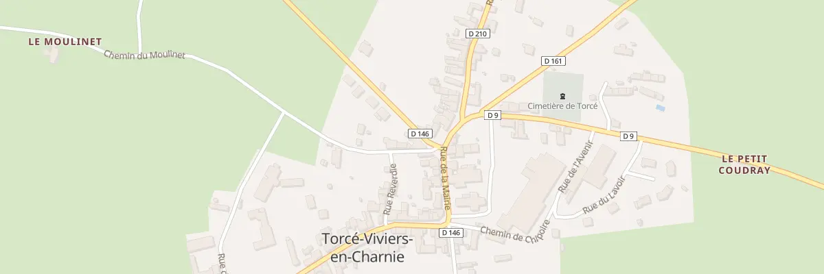 Plan du 1 Rue de Voutré à Torcé-Viviers-en-Charnie