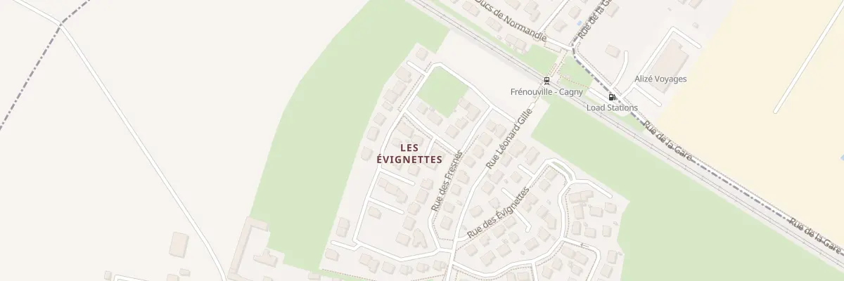 Plan du 30 Rue des Fresnes à Frénouville