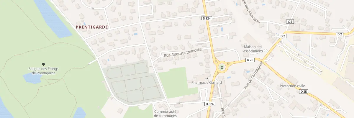 Plan du 7 Rue Auguste Delhoste à Aire-sur-l’Adour