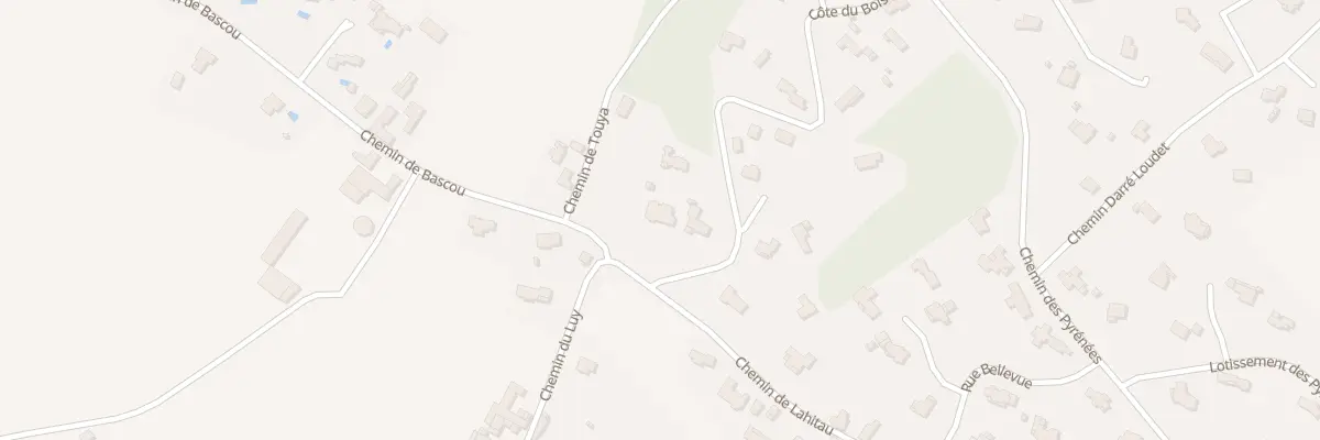 Plan du 5136 Che du Bascou à Serres-Morlaàs