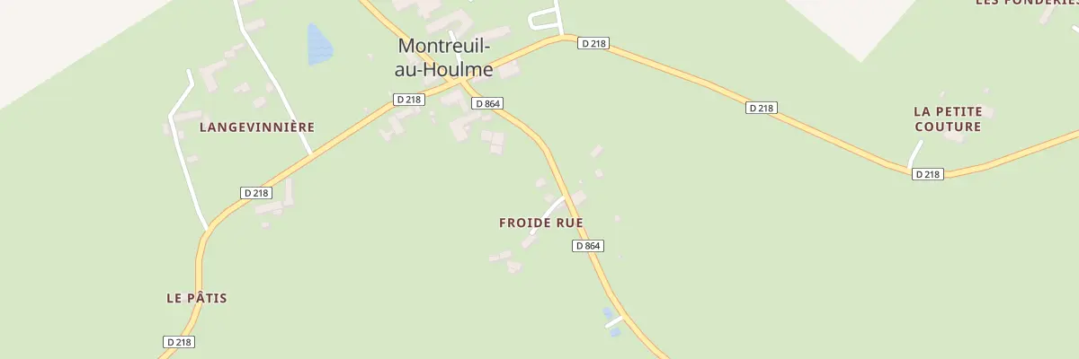 Plan du 16 Le Bourg à Montreuil-au-Houlme