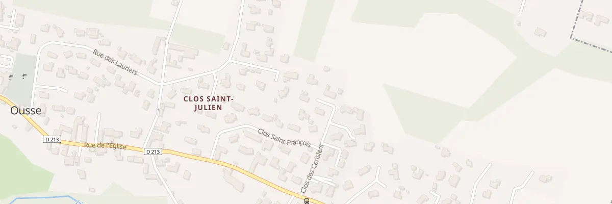 Plan du 13 Imp des Cerisiers à Ousse