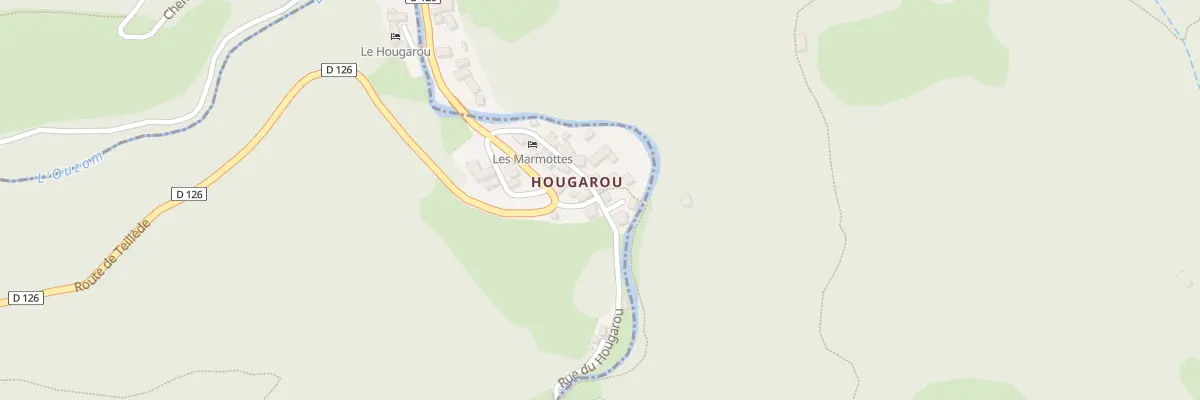 Plan du 10 Rue du Hougarou à Arbéost