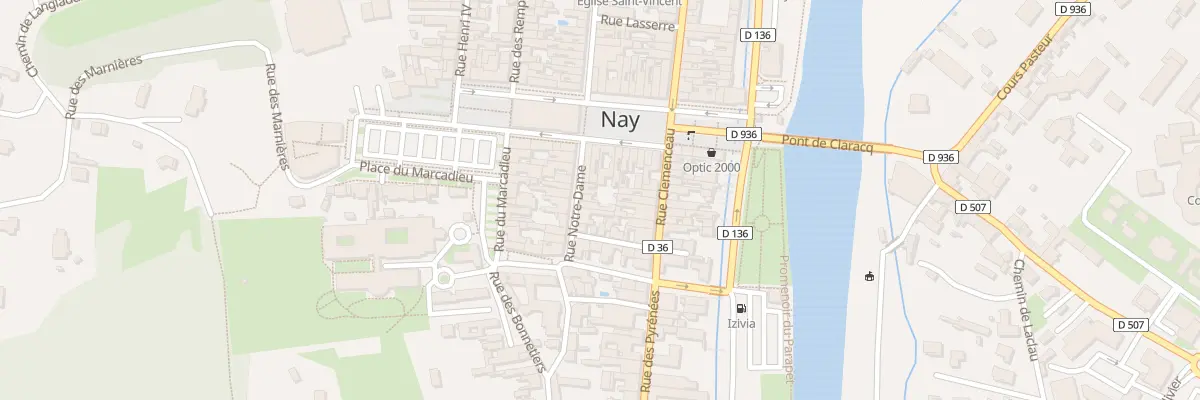 Plan du 5 Rue Notre-dame à Nay