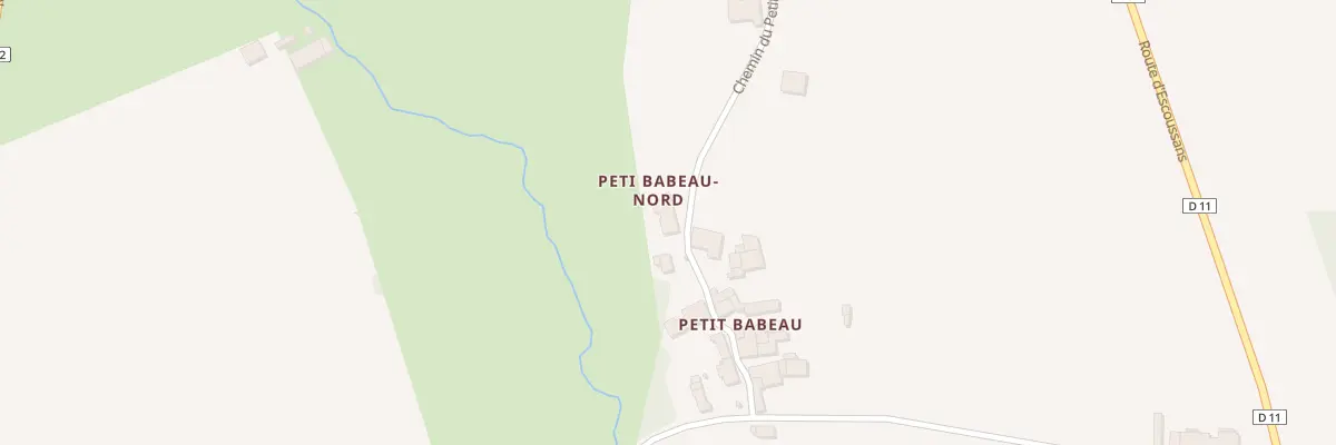 Plan du 15 Che du Petit Babeau à Targon