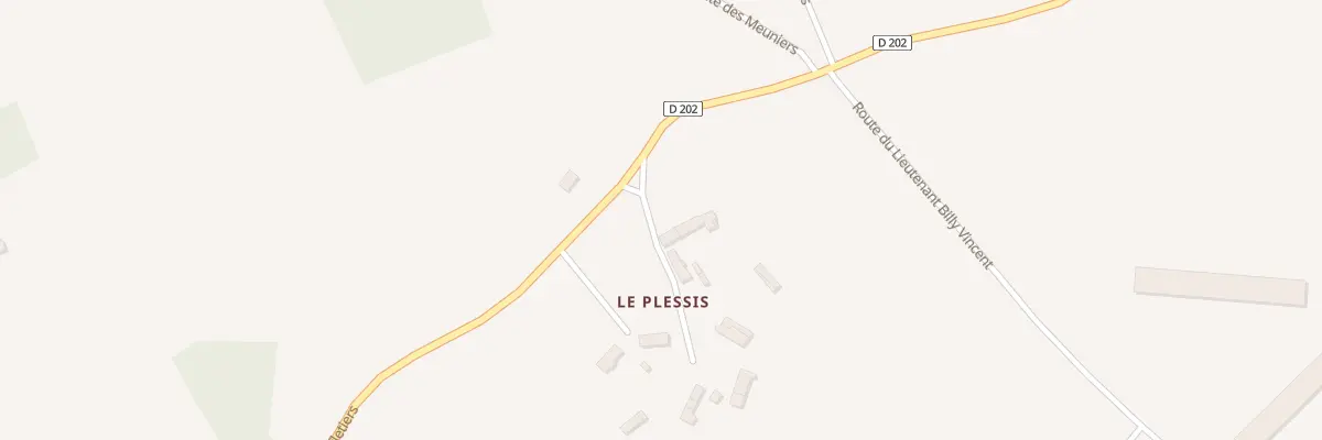 Plan du 90 Le Plessis à La Motte-Fouquet