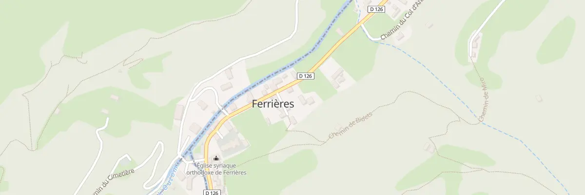 Plan du 5030 Le Bourg à Ferrières