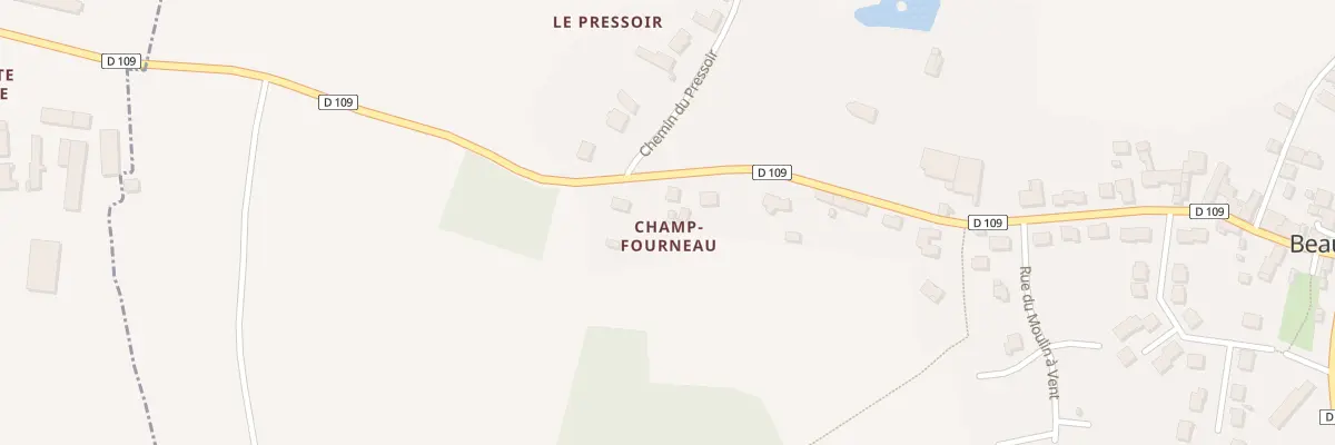 Plan du 40 Rue de la Tranchardière à Jarzé Villages
