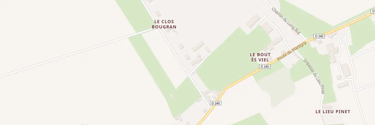 Plan du 13 Che de Bougran à Villers-Canivet