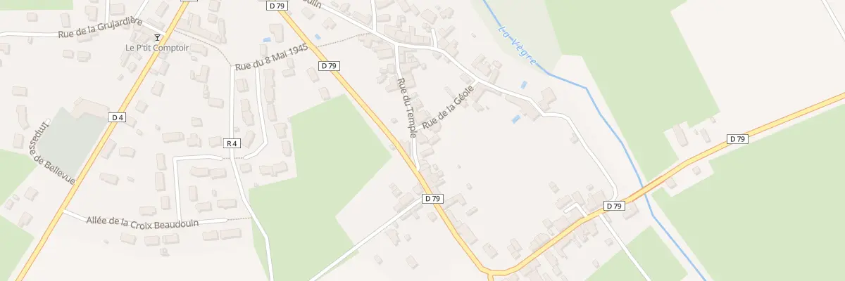 Plan du 7B Rue du Temple à Poillé-sur-Vègre
