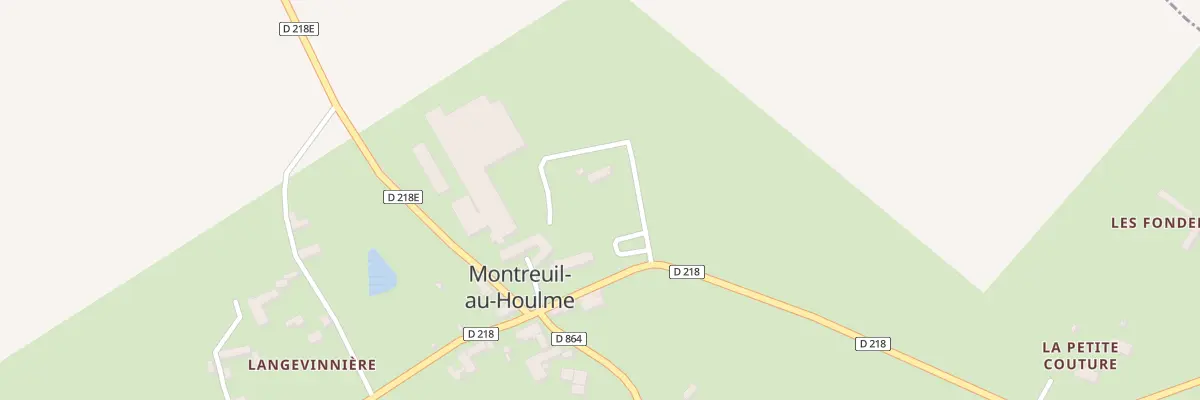 Plan du 3 Le Bourg à Montreuil-au-Houlme