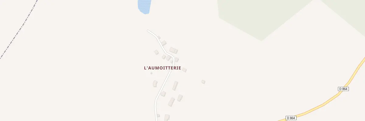 Plan de L’Aumoitterie à Rânes