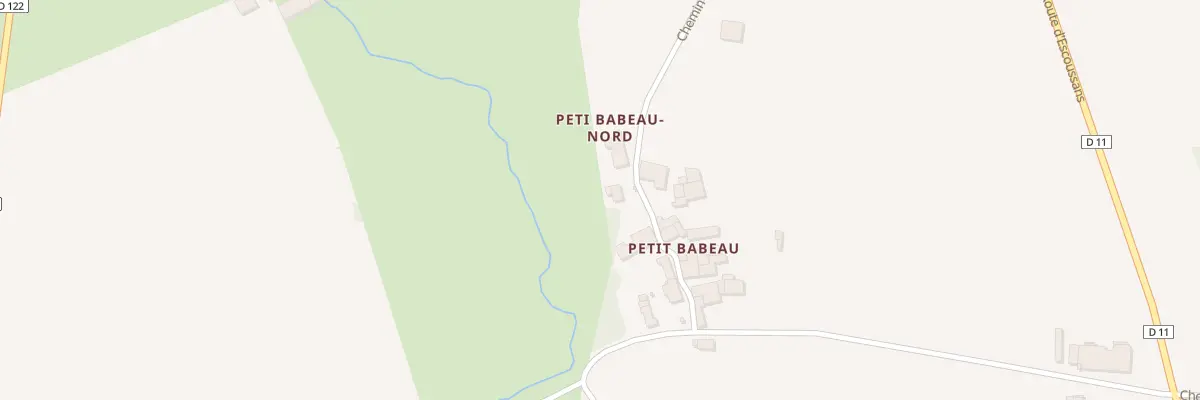 Plan du 15B Che du Petit Babeau à Targon