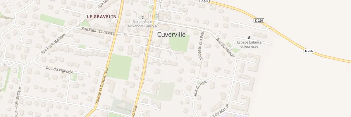 Plan du 7 Rue de Démouville à Cuverville