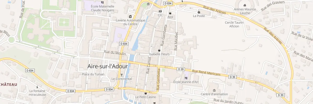 Plan du 9 Rue Victor Lourties à Aire-sur-l’Adour