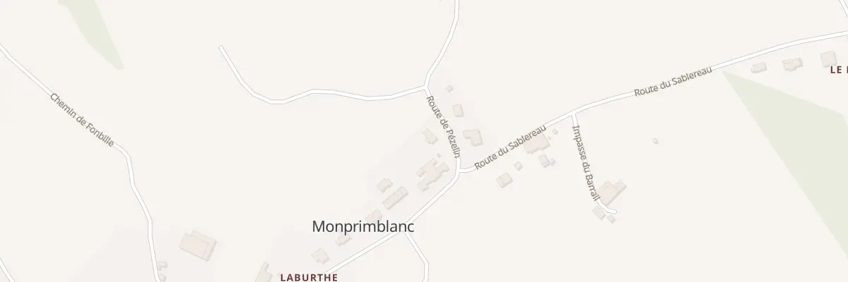 Plan du 7 Le Tendron à Monprimblanc