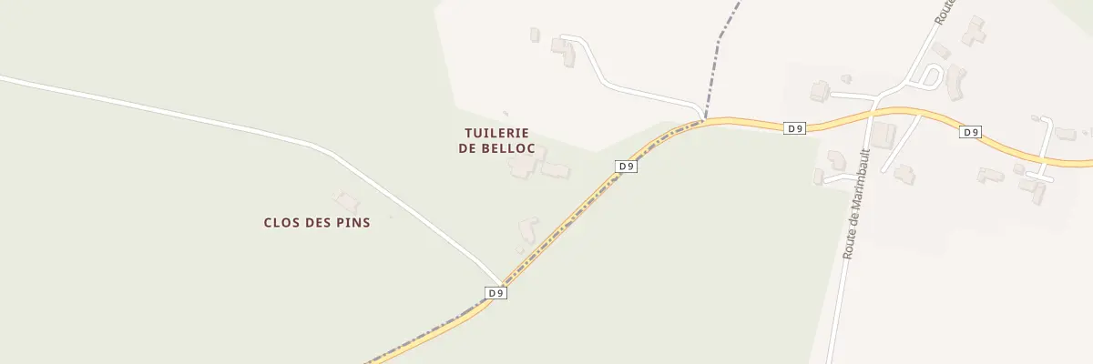 Plan du 45 Tuilerie de Belloc à Lignan-de-Bazas