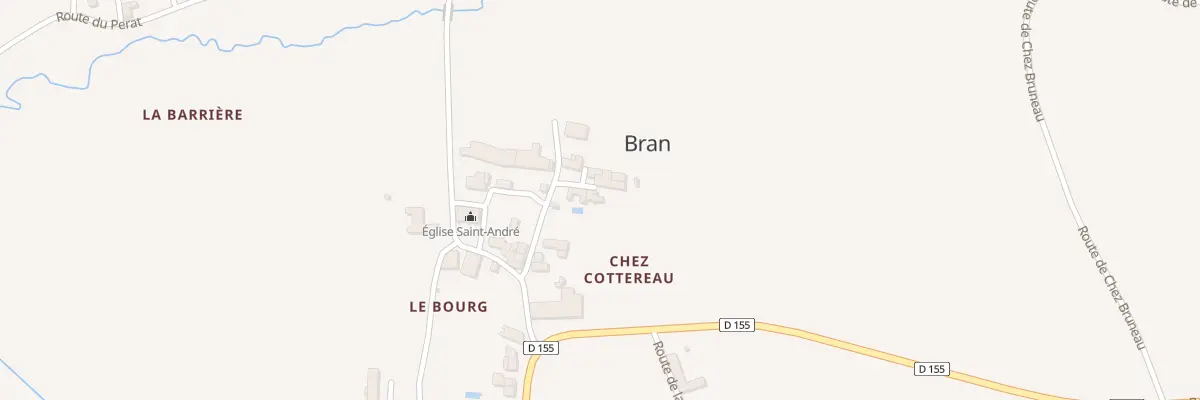 Plan du 5041 Chez Cottereau à Bran
