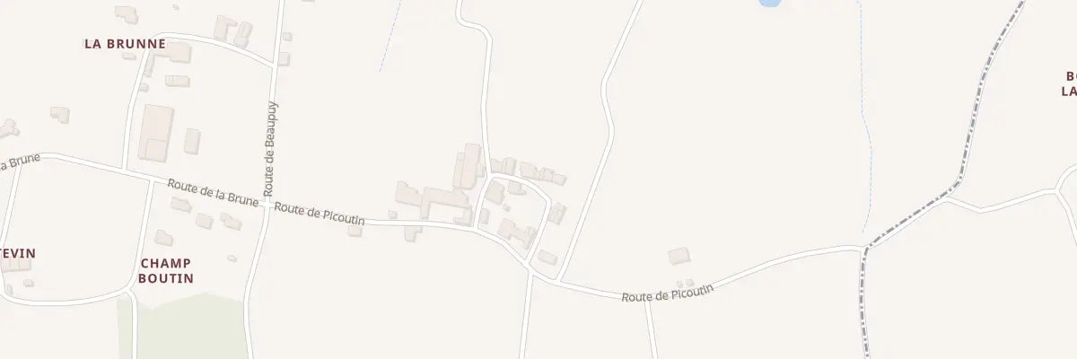 Plan du 9 Rte Saint Gaston à Chantillac