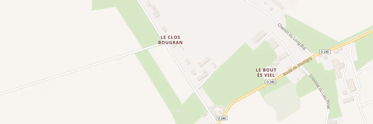 Plan du 11 Che de Bougran à Villers-Canivet