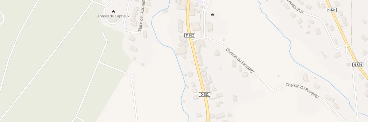 Plan du 72 Rte de Mont-de-marsan à Captieux