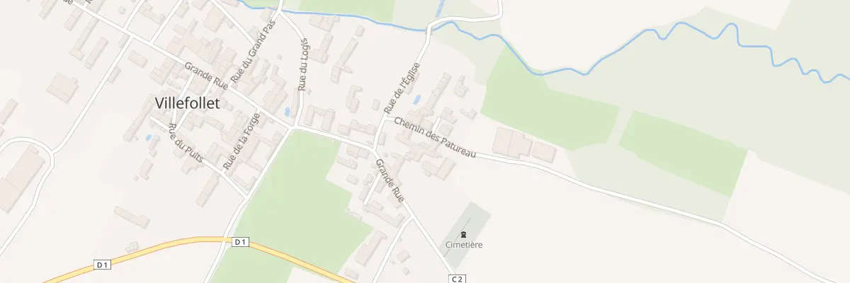 Plan du 2 Chem des Patureaux à Villefollet