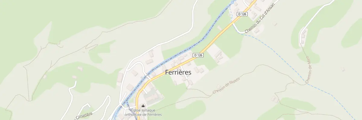 Plan du 5040 Le Bourg à Ferrières
