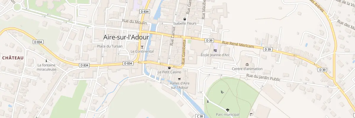 Plan du 6B Rue Carnot à Aire-sur-l’Adour