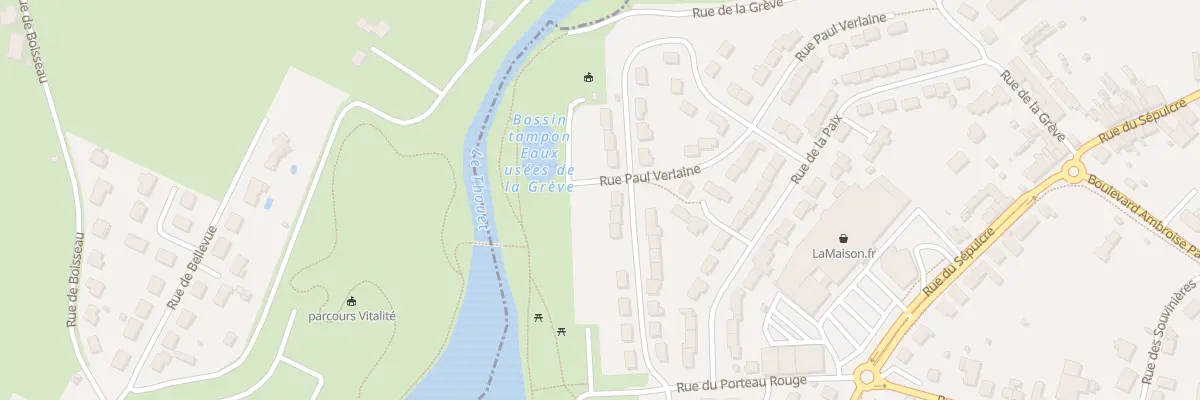 Plan du 13 Rue des Champs à Parthenay
