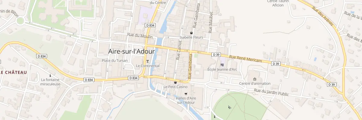 Plan du 18 Rue Carnot à Aire-sur-l’Adour