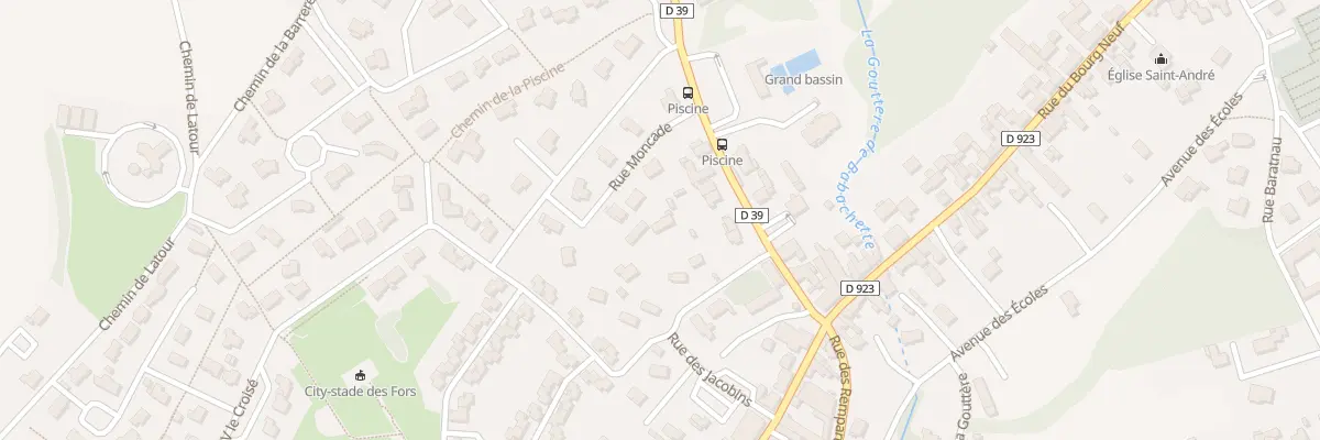 Plan du 13 Rue de la Bastide à Morlaàs