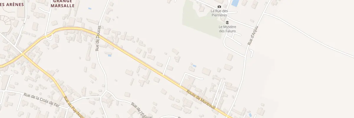 Plan du 61 Rte de Montreuil à Doué-en-Anjou