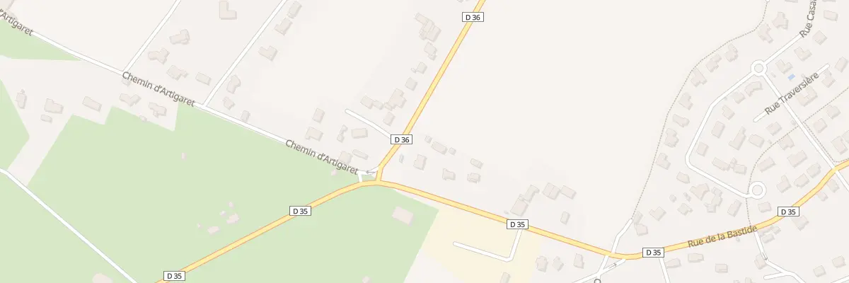 Plan du 48 Rue de la Bastide à Asson