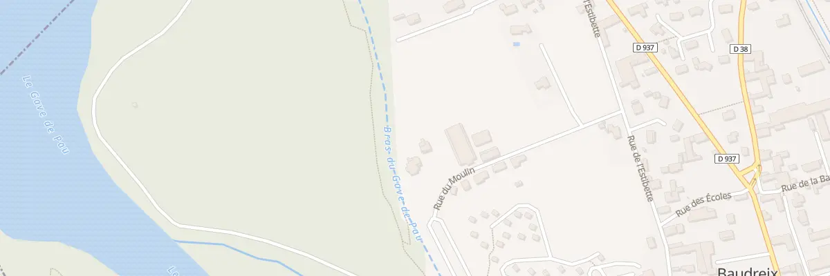 Plan du 9492 Rue du Moulin à Baudreix