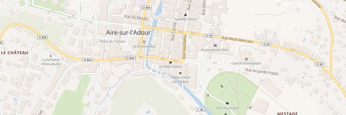 Plan du 6 Rue Henri Labeyrie à Aire-sur-l’Adour