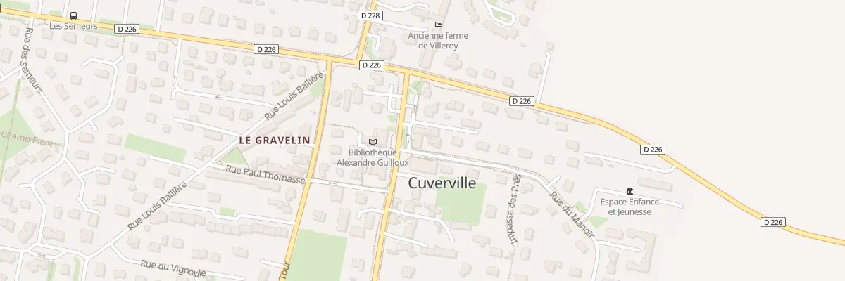 Plan du 2 Pl André Schoëffler à Cuverville