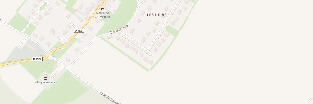 Plan du 17 Rue de la Voie Romaine à Cauvicourt