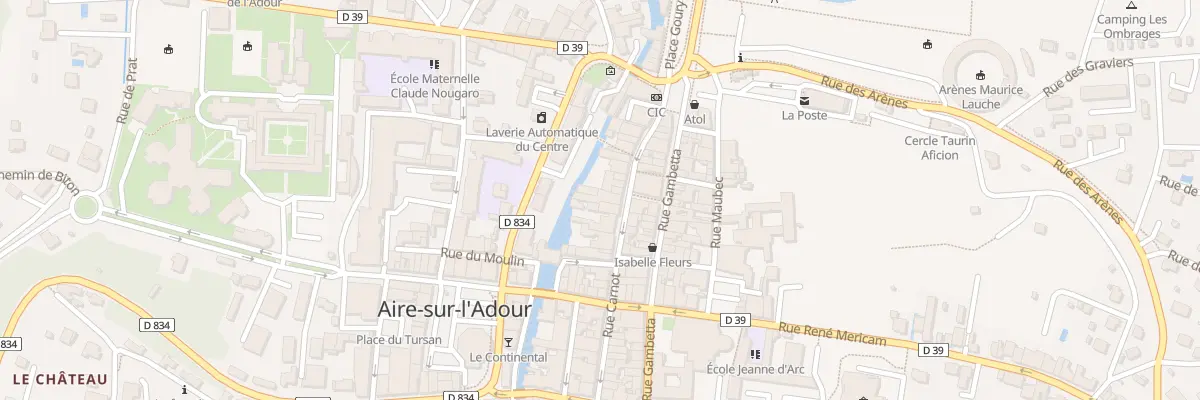 Plan du 33A Rue Carnot à Aire-sur-l’Adour