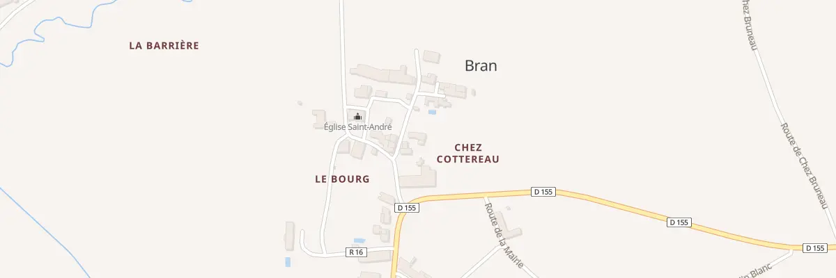 Plan du 5039 Chez Cottereau à Bran