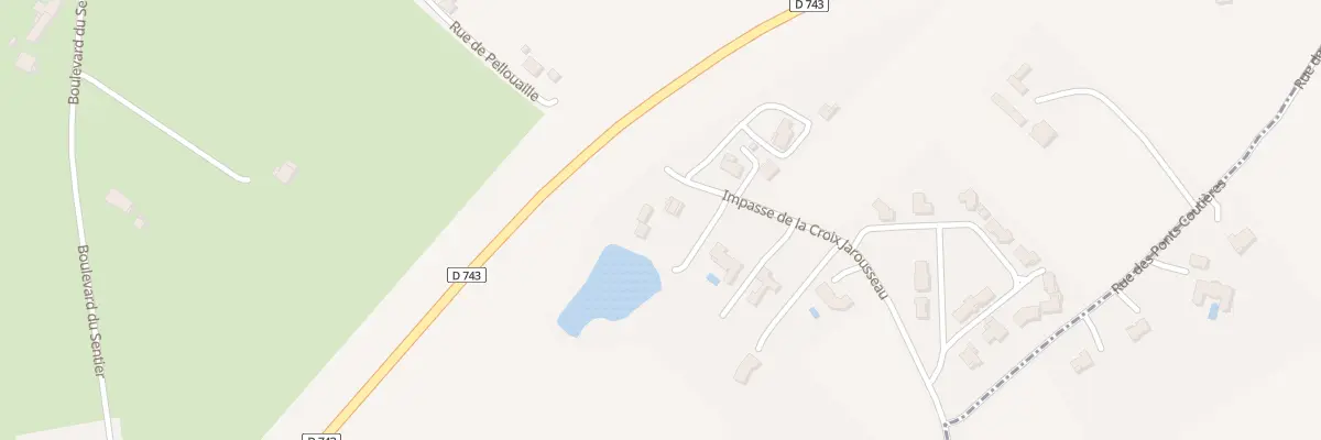Plan du 15 Imp de la Croix Jarousseau à Châtillon-sur-Thouet