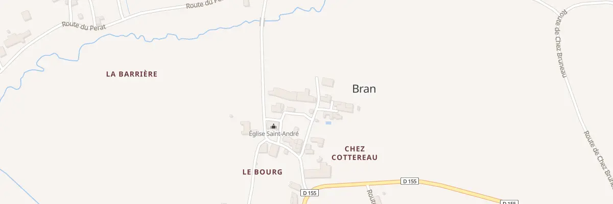 Plan du 5033 Le Bourg à Bran