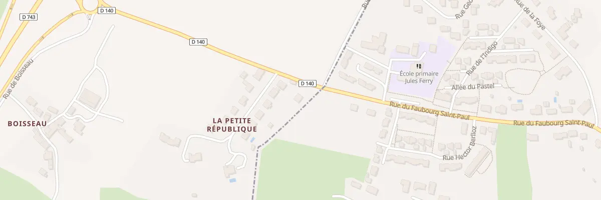 Plan du 5741 La Petite République à Châtillon-sur-Thouet