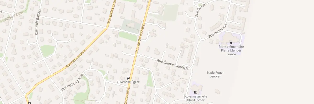 Plan du 3 Rue Étienne Vervisch à Cuverville