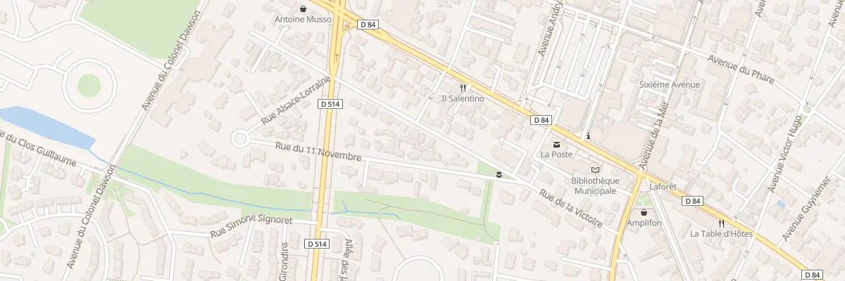 Plan du 21 Rue de la Victoire à Ouistreham
