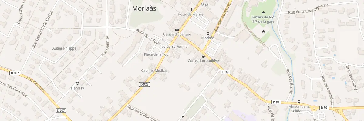 Plan du 40 Rue des Cordeliers à Morlaàs