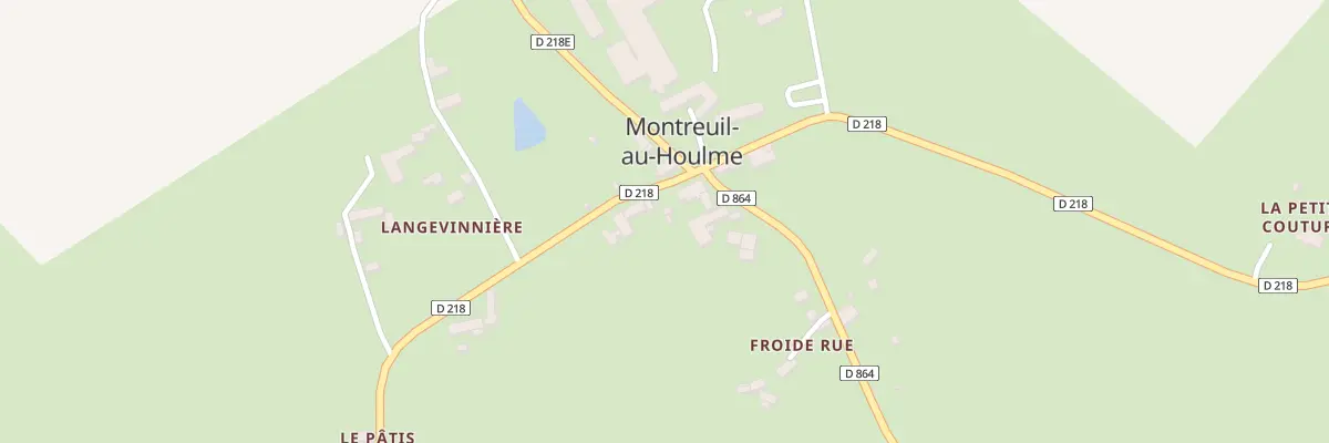 Plan du 12 Le Bourg à Montreuil-au-Houlme