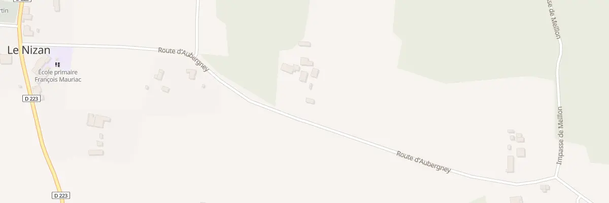 Plan du 26 Bordeous au Nizan